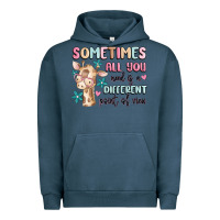 Pigment Midnight Navy sometimes all you need is a different point of  vi Urban Hoodie - MaliasSmallBusiness