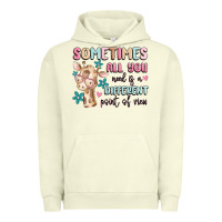 Pigment Pistachio sometimes all you need is a different point of  vi Urban Hoodie - MaliasSmallBusiness