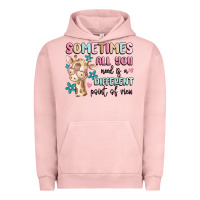 Pigment Salmon sometimes all you need is a different point of  vi Urban Hoodie - MaliasSmallBusiness