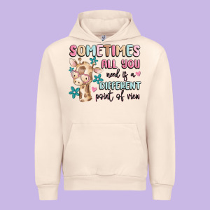 Sometimes All You Need Is A Different Point Of  Vi Urban Hoodie Designed By Maliassmallbusiness