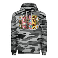 Slate Camo Easter Brushstroke With Quail Eggs Daisy And Bunny Premium Hoodie - RanaPortraitStore