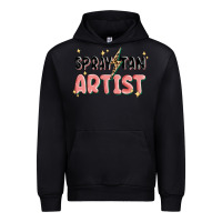 Black spray tan artist Urban Hoodie - MaliasSmallBusiness