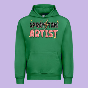 Spray Tan Artist Urban Hoodie Designed By Maliassmallbusiness