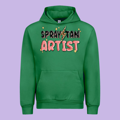 Urban Hoodie spray tan artist