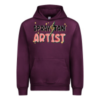 Mauve Wine spray tan artist Urban Hoodie - MaliasSmallBusiness