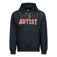 Navy spray tan artist Urban Hoodie - MaliasSmallBusiness