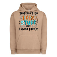 Pigment Burro thats what i do i fix stuff and i know things Urban Hoodie - MaliasSmallBusiness