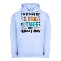 Pigment Grape Ice thats what i do i fix stuff and i know things Urban Hoodie - MaliasSmallBusiness