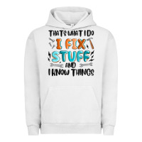 Pigment Lunar Rock thats what i do i fix stuff and i know things Urban Hoodie - MaliasSmallBusiness