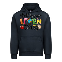Navy yall gonna learn today Urban Hoodie - MaliasSmallBusiness