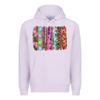 Lilac Western Easter Brushstrokes Premium Hoodie - RanaPortraitStore