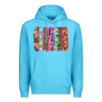 Ocean Blue Western Easter Brushstrokes Premium Hoodie - RanaPortraitStore