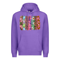 Purple Western Easter Brushstrokes Premium Hoodie - RanaPortraitStore