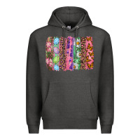 Charcoal Heather Western Easter Brushstrokes Premium Hoodie - RanaPortraitStore