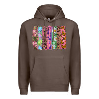 Coffee Western Easter Brushstrokes Premium Hoodie - RanaPortraitStore