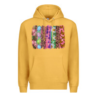 Mustard Western Easter Brushstrokes Premium Hoodie - RanaPortraitStore