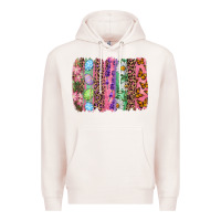 Pale Pink Western Easter Brushstrokes Premium Hoodie - RanaPortraitStore
