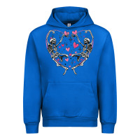 Cobalt valentines day skeleton Urban Hoodie - MaliasSmallBusiness