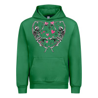 Emerald valentines day skeleton Urban Hoodie - MaliasSmallBusiness