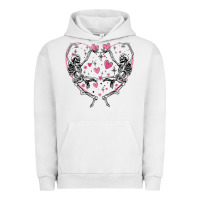 Pigment Lunar Rock valentines day skeleton Urban Hoodie - MaliasSmallBusiness