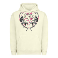 Pigment Pistachio valentines day skeleton Urban Hoodie - MaliasSmallBusiness