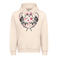 Sandshell valentines day skeleton Urban Hoodie - MaliasSmallBusiness