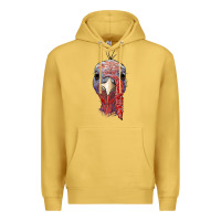 Antique Gold gobble face Premium Hoodie - RanaPortraitStore