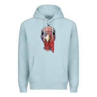 Blue Mist gobble face Premium Hoodie - RanaPortraitStore