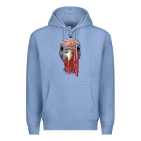 Colony Blue gobble face Premium Hoodie - RanaPortraitStore