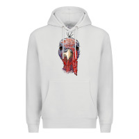 Dove Grey gobble face Premium Hoodie - RanaPortraitStore