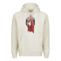 Oatmeal Heather gobble face Premium Hoodie - RanaPortraitStore