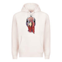 Pale Pink gobble face Premium Hoodie - RanaPortraitStore