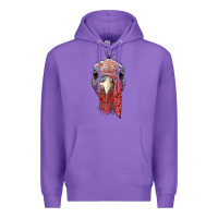 Purple gobble face Premium Hoodie - RanaPortraitStore