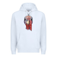 White gobble face Premium Hoodie - RanaPortraitStore