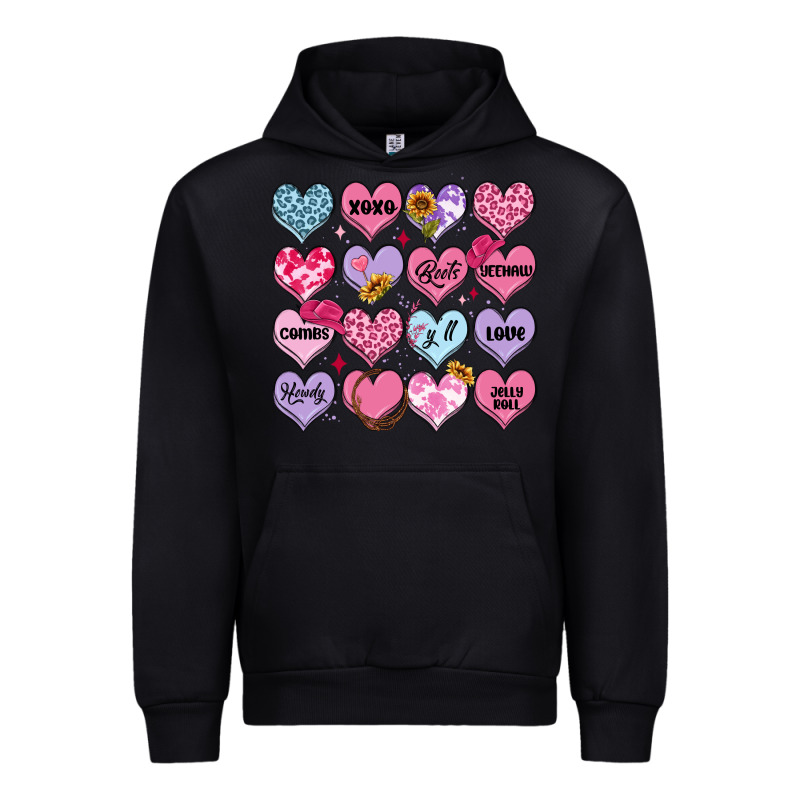 Valentines Candy Hearts Urban Hoodie by MaliasSmallBusiness | Teevron