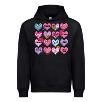 Black valentines candy hearts Urban Hoodie - MaliasSmallBusiness