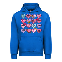 Cobalt valentines candy hearts Urban Hoodie - MaliasSmallBusiness