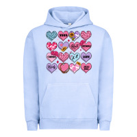 Pigment Grape Ice valentines candy hearts Urban Hoodie - MaliasSmallBusiness