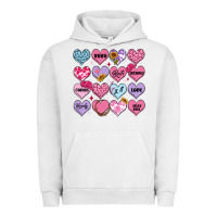 Pigment Lunar Rock valentines candy hearts Urban Hoodie - MaliasSmallBusiness