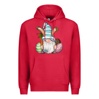 Cardinal Easter Bunny Gnomes with Egg and Carrot Premium Hoodie - RanaPortraitStore