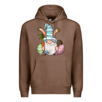 Chestnut Easter Bunny Gnomes with Egg and Carrot Premium Hoodie - RanaPortraitStore