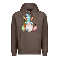 Coffee Easter Bunny Gnomes with Egg and Carrot Premium Hoodie - RanaPortraitStore