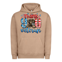 Pigment Burro thank you veteran Urban Hoodie - MaliasSmallBusiness