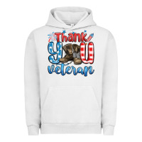 Pigment Lunar Rock thank you veteran Urban Hoodie - MaliasSmallBusiness
