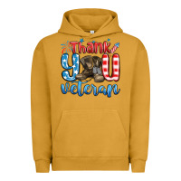 Pigment Peanut Butter thank you veteran Urban Hoodie - MaliasSmallBusiness