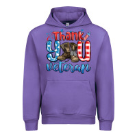 Tulip thank you veteran Urban Hoodie - MaliasSmallBusiness