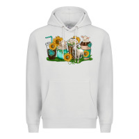 Dove Grey Sheep coffee cups Premium Hoodie - texasbilliewilder