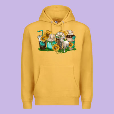 Premium Hoodie Sheep coffee cups