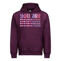 Mauve Wine you are valentine Urban Hoodie - MaliasSmallBusiness