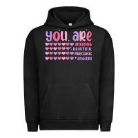 Pigment Black you are valentine Urban Hoodie - MaliasSmallBusiness